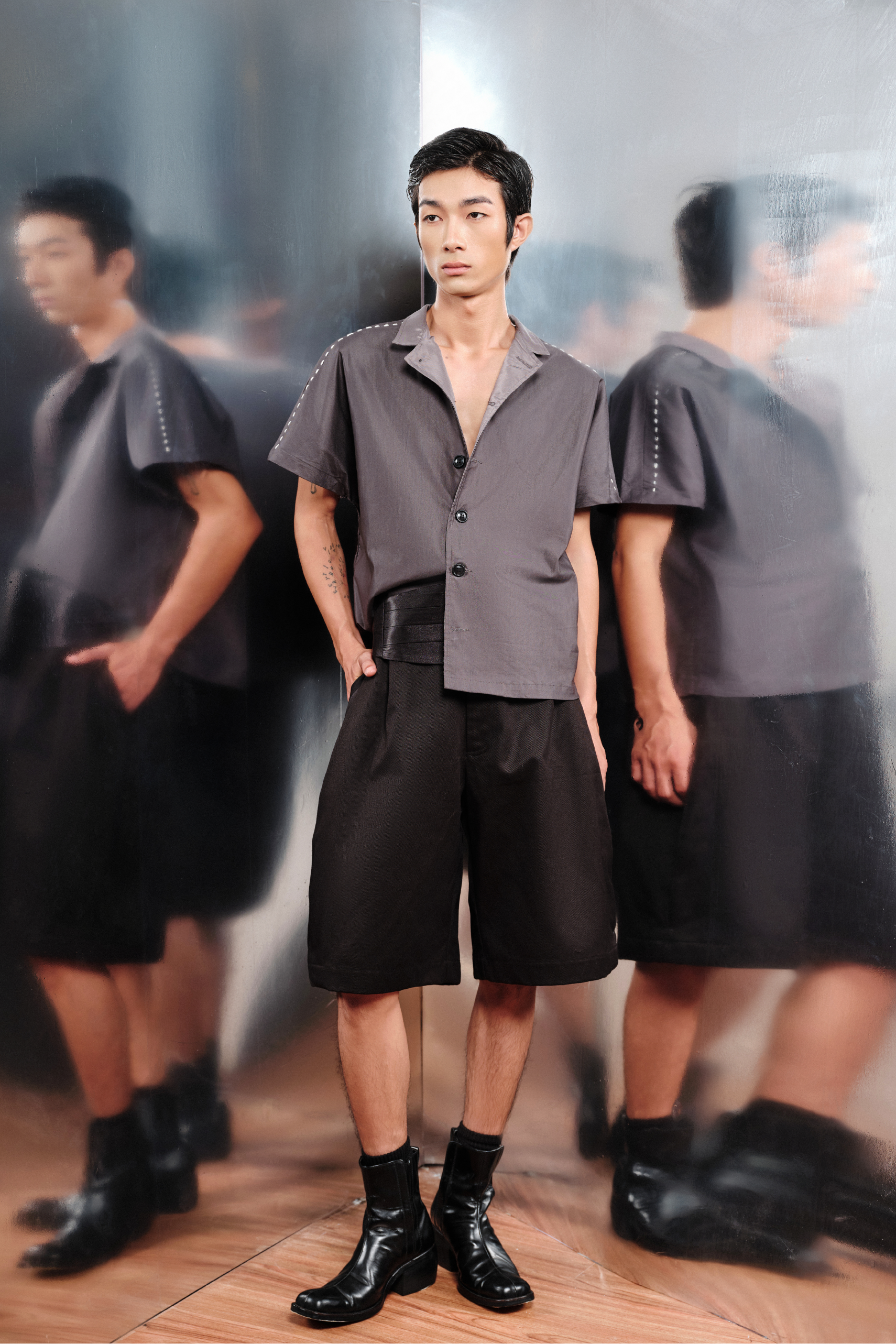 Oversize Batwing Shirt – SAOMAI HOMME