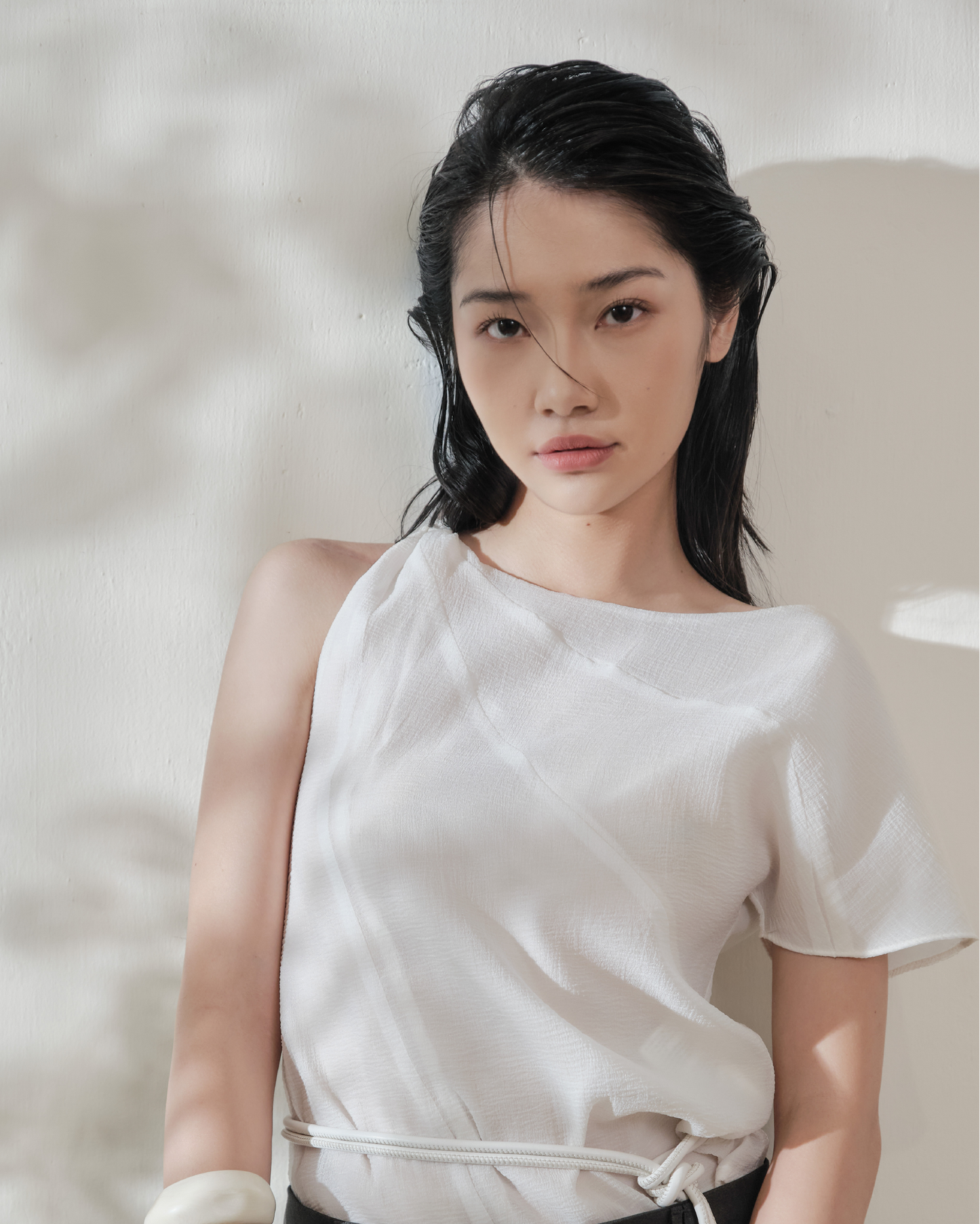 Aiguillette Chiffon Top