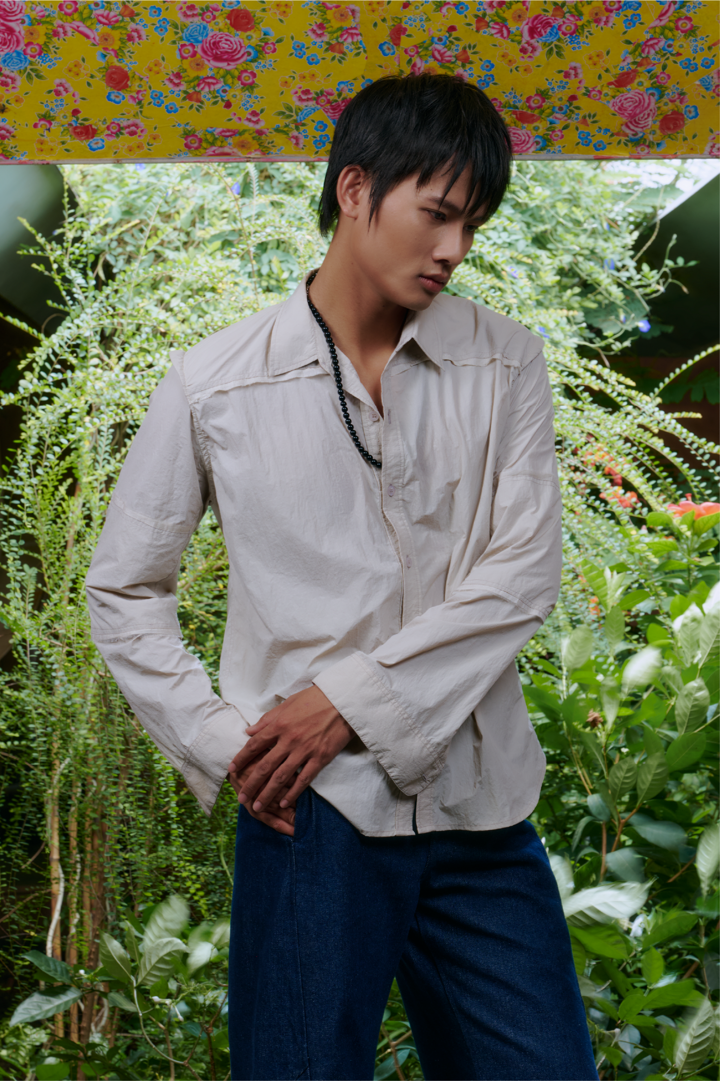 Silk Sleeve Shirt