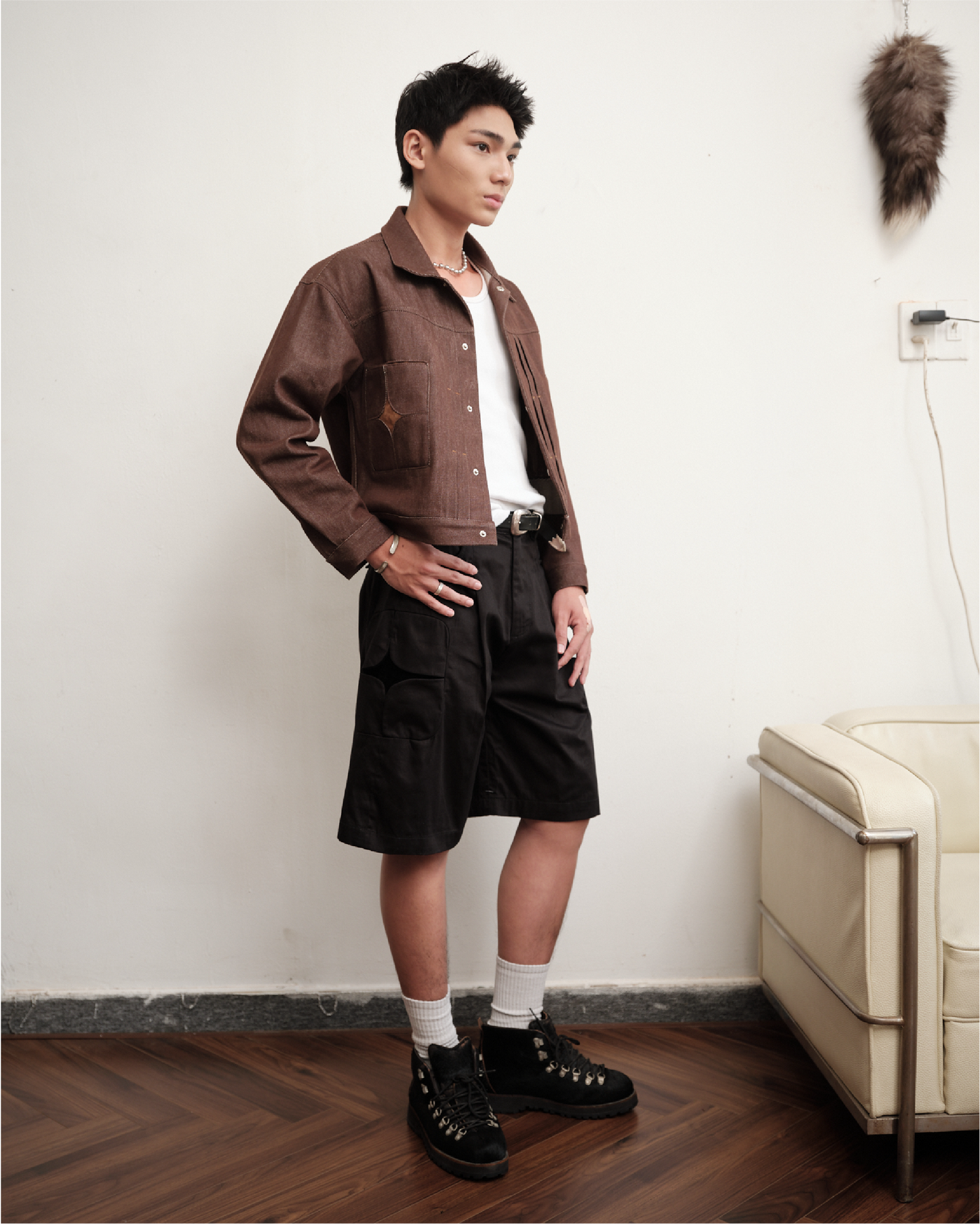 3D Cement Cargo Short