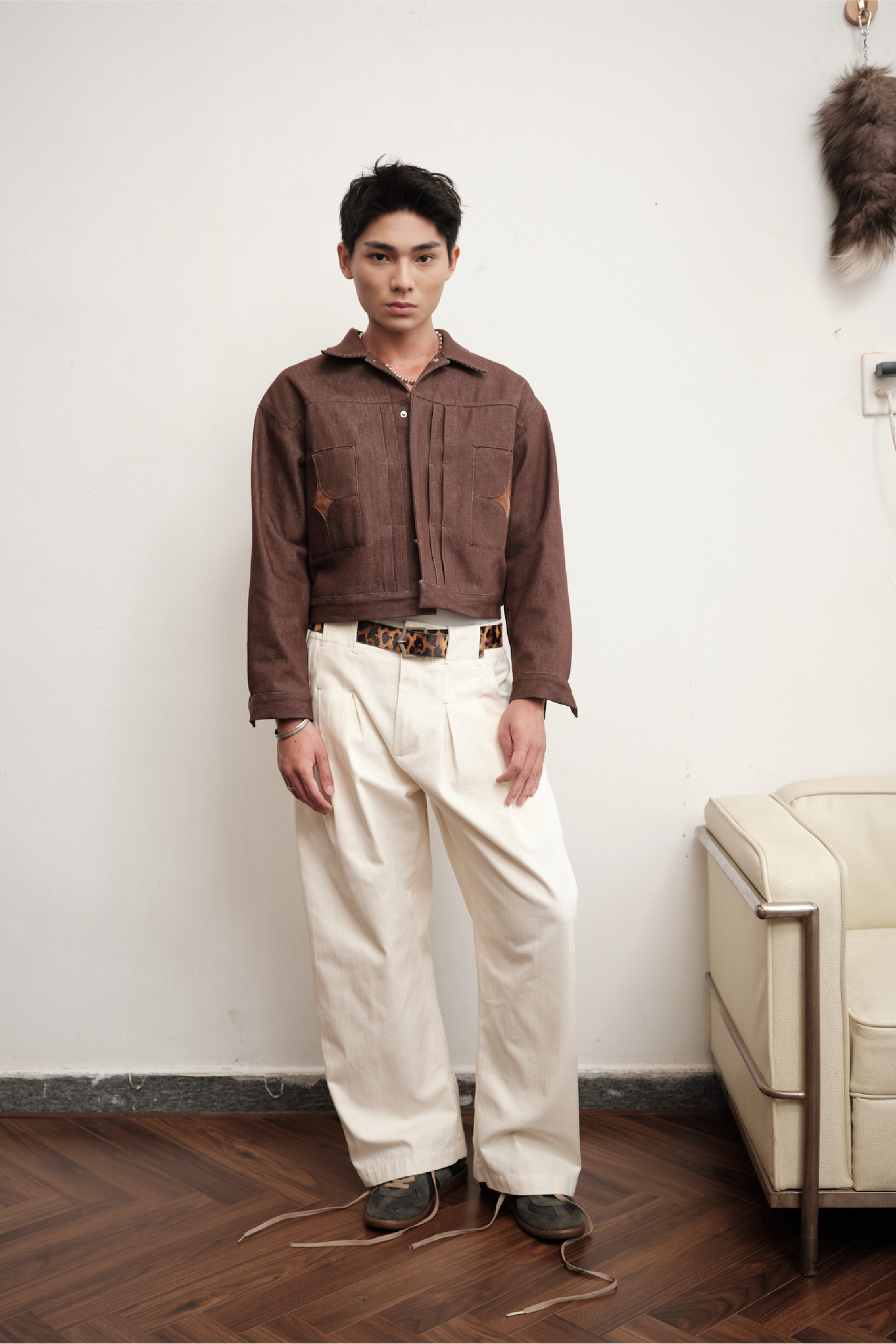 Cement Type II Raw Denim Jacket