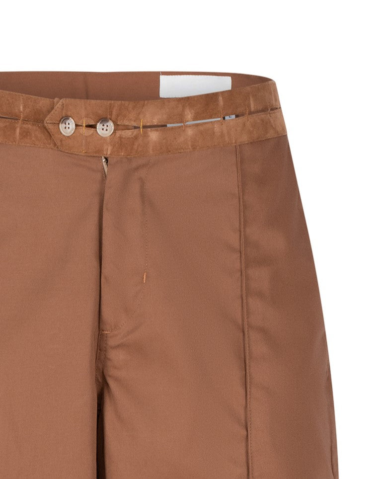 Velvet Straps Trousers