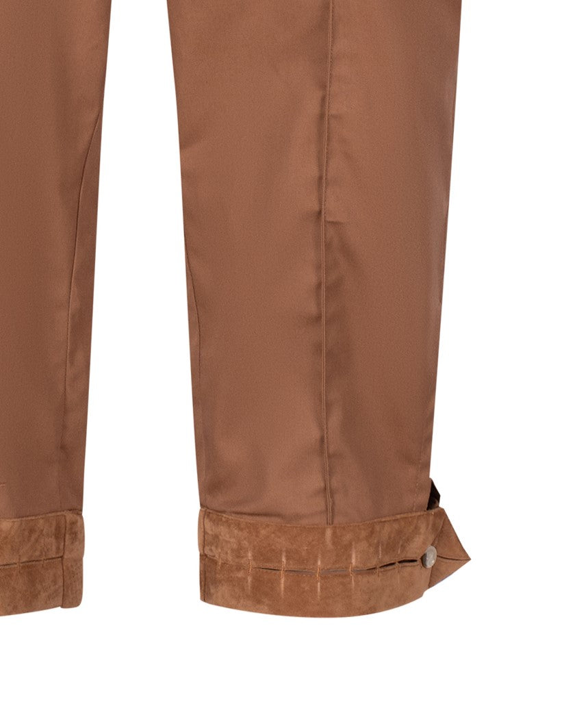 Velvet Straps Trousers