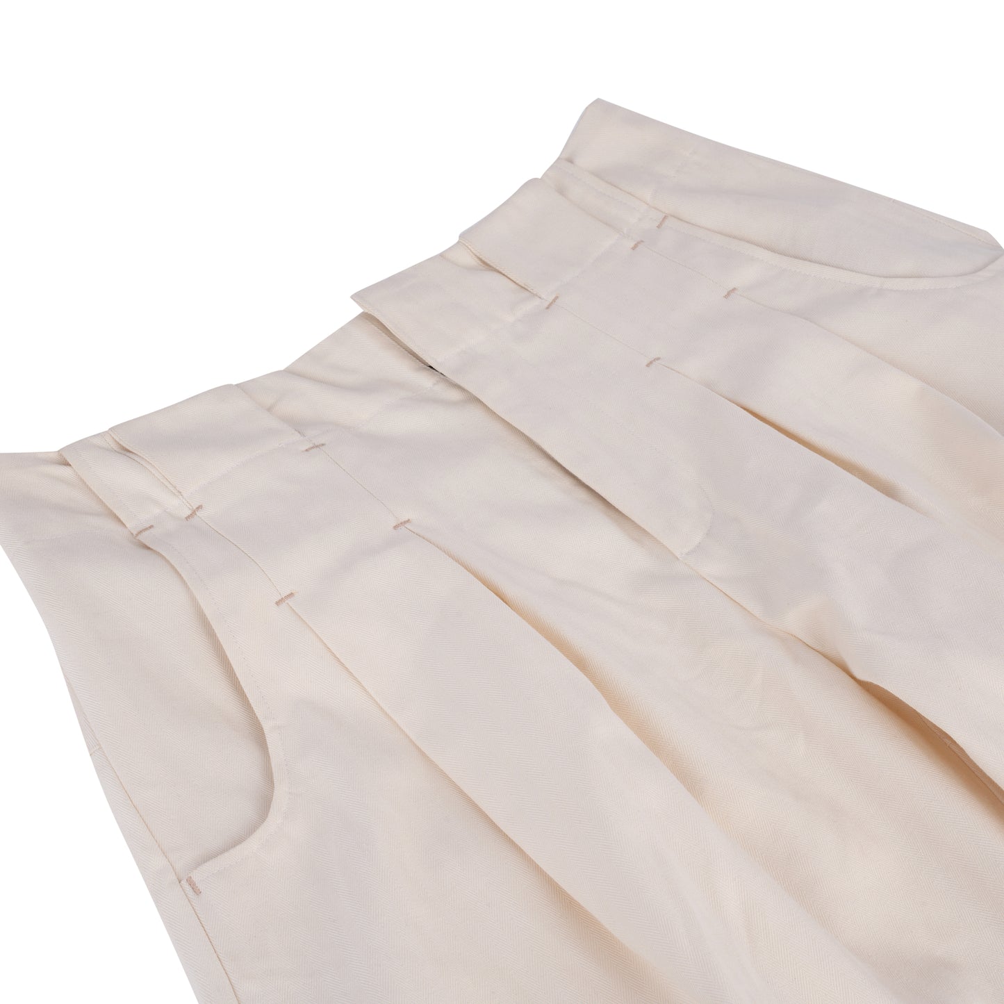 Herringbone Loose Baggy Trousers