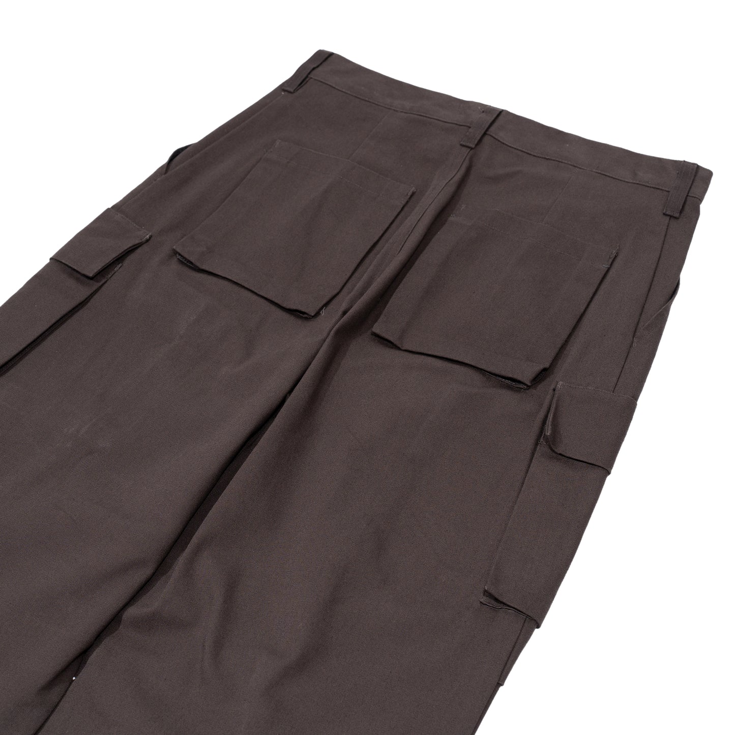 Canvas Pleated M65 Cargo Pants Off-Black