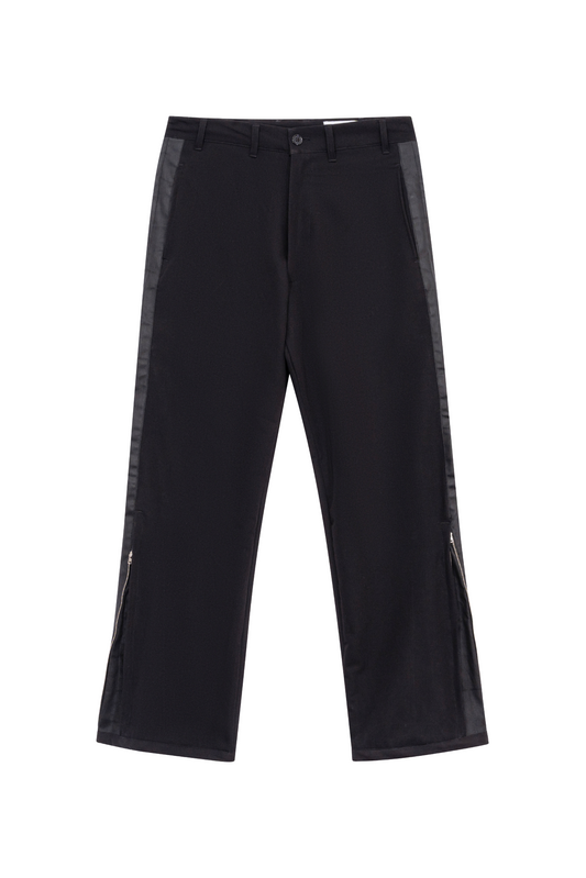 Multi-zipper Track Pants