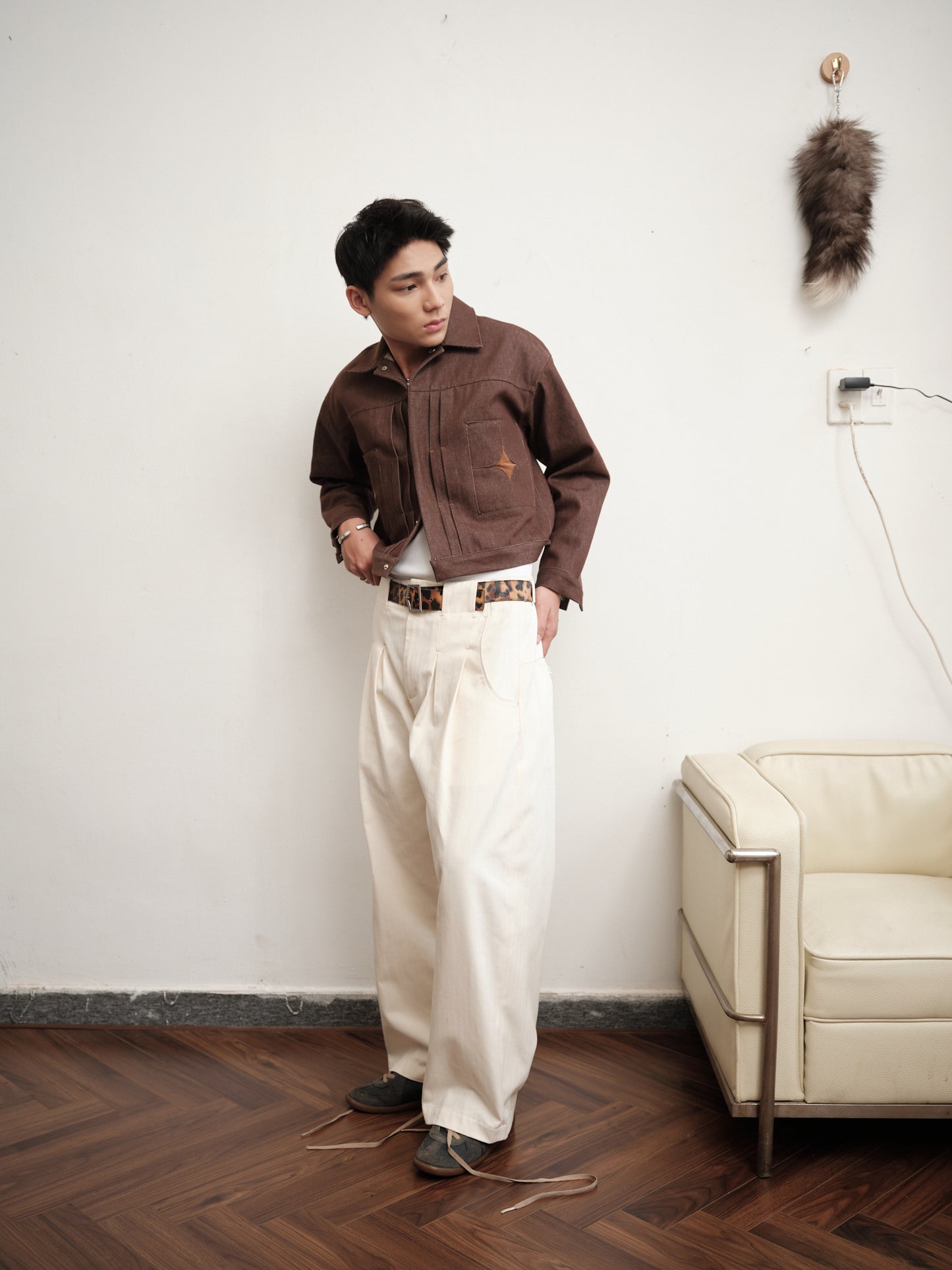 Cement Type II Raw Denim Jacket